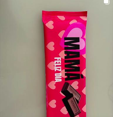 Envoltorio de chocolate personalizado Día de la Mamá